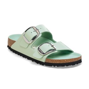 Arizona Big Buckle High Shine Surf Green Natural Leather Patent
