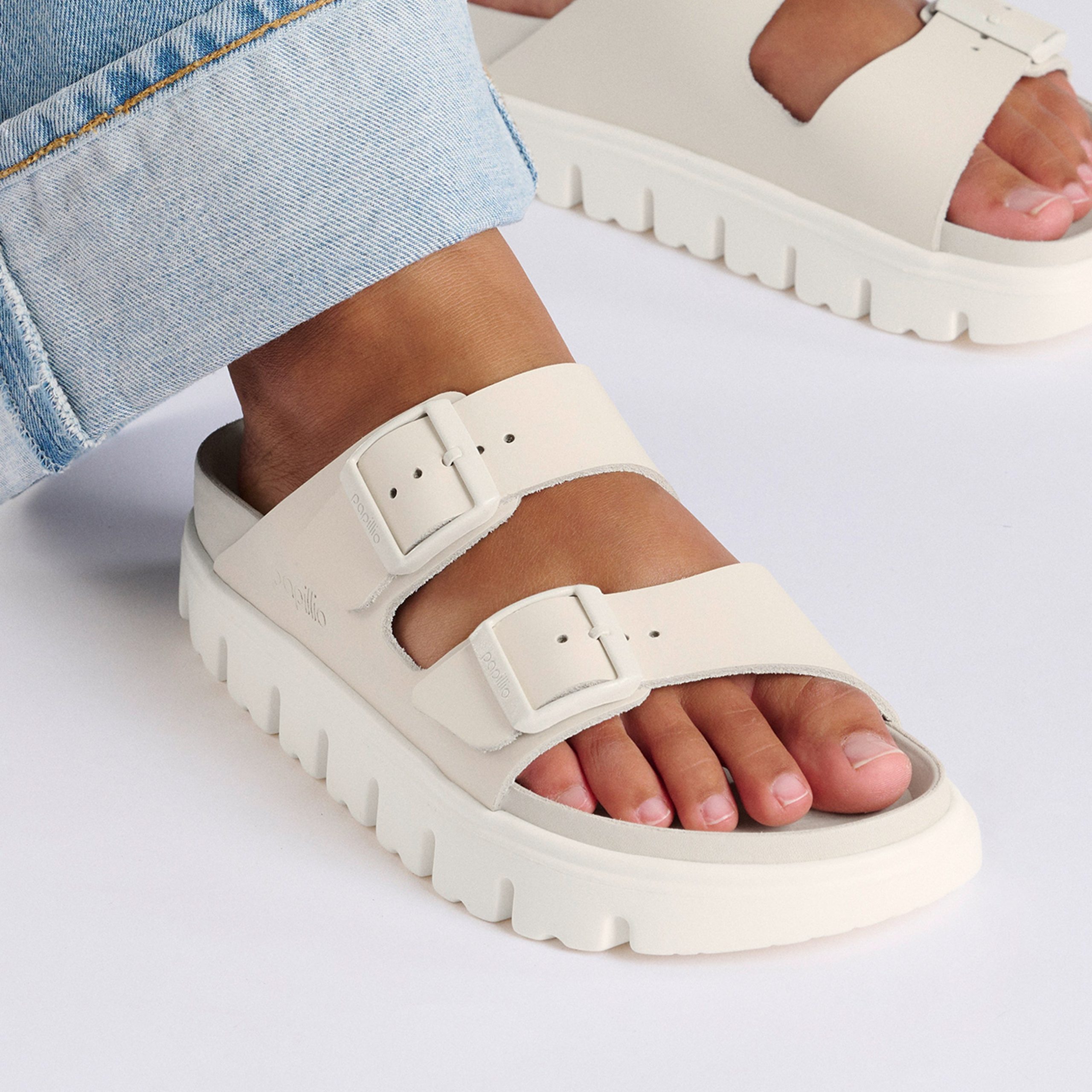 Arizona Chunky Exquisite Eggshell Smooth Leather - Image 5