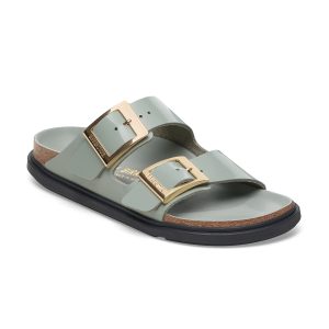 Arizona Droplet Buckle High Shine Pure Sage Natural Leather Patent