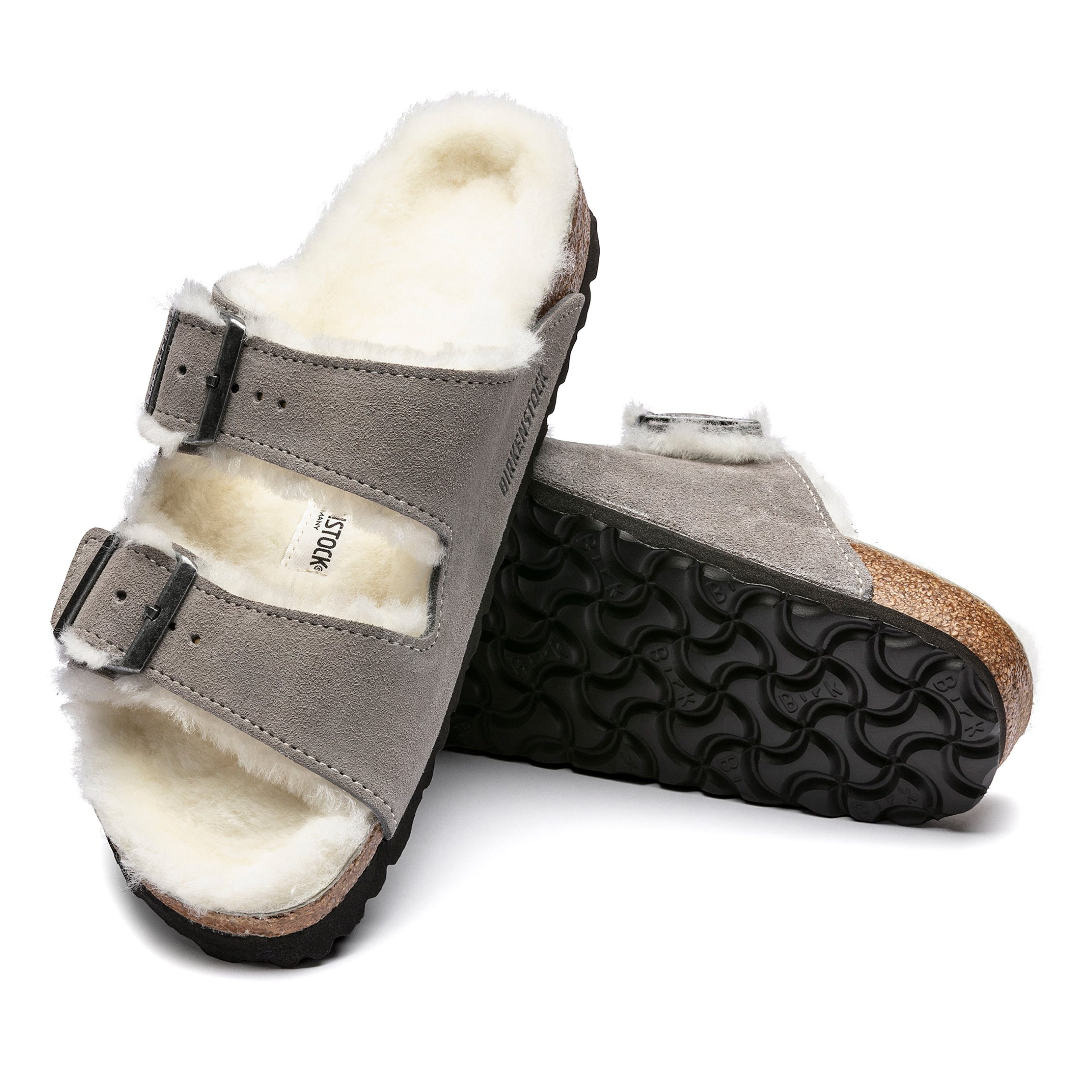 Arizona Shearling Stone Coin Suede Leather - Image 4