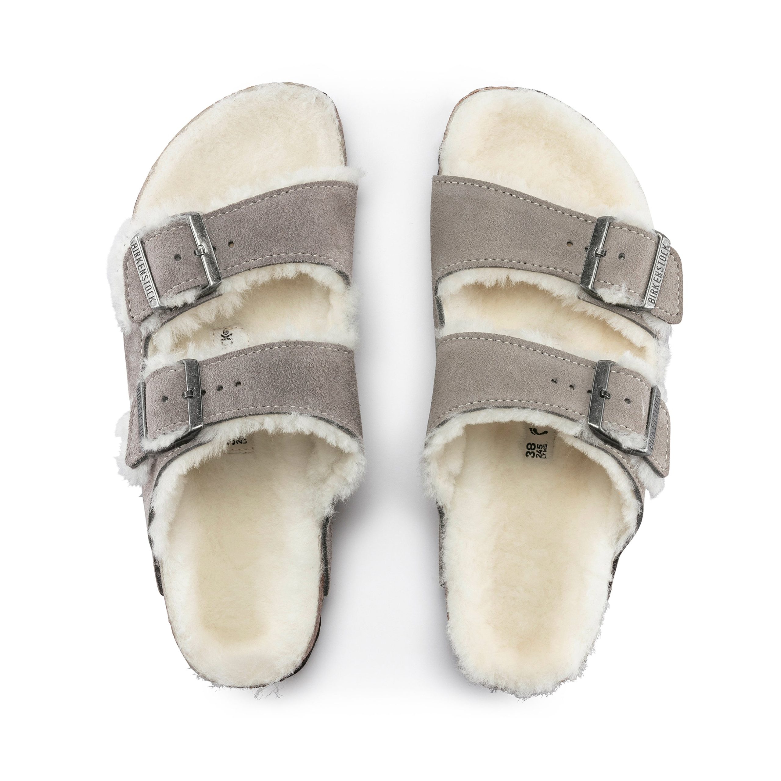Arizona Shearling Stone Coin Suede Leather - Image 3