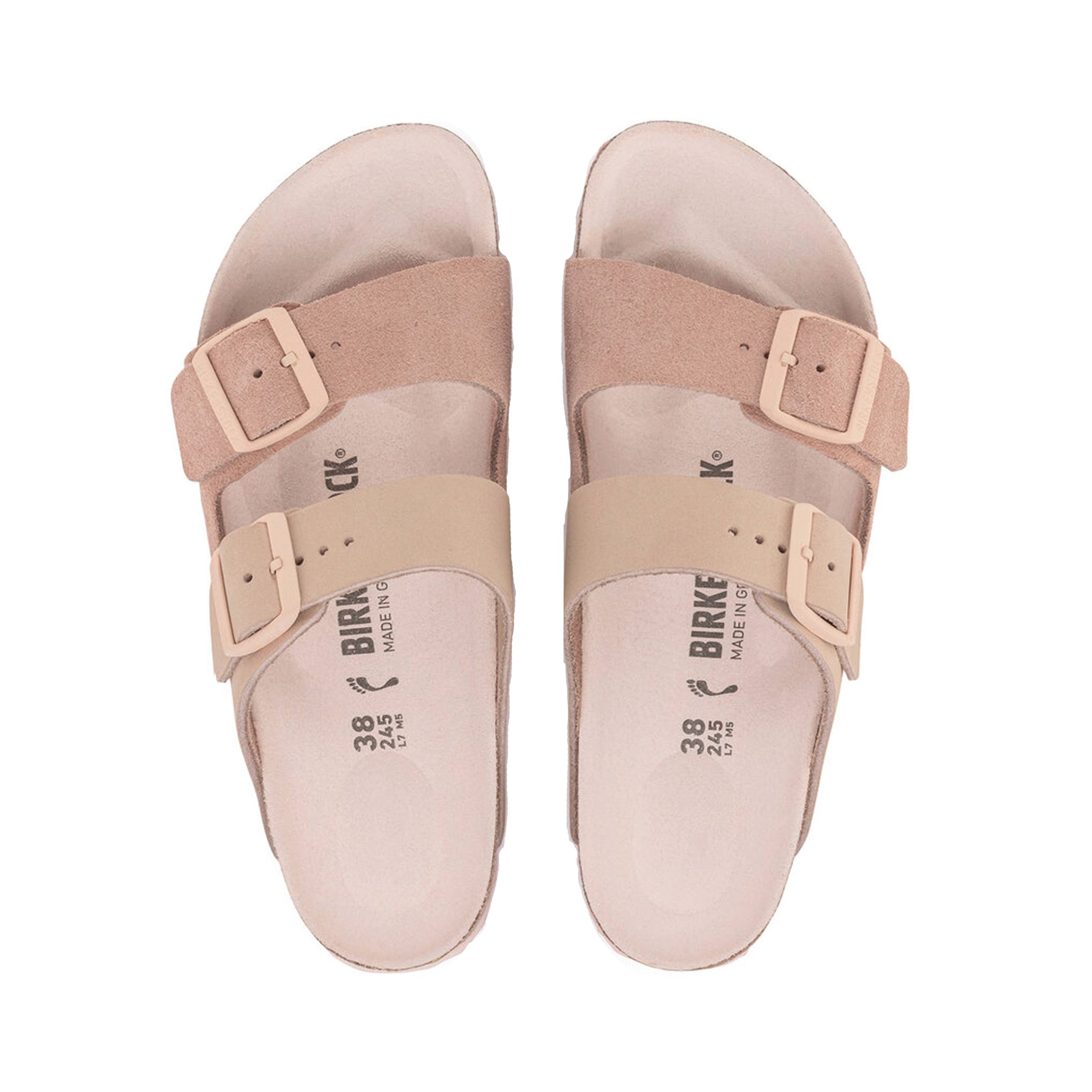 Arizona Split Light Rose Nubuck/Suede Leather - Image 3