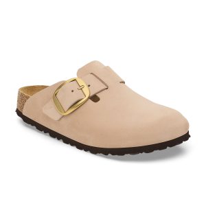 Boston Big Buckle Sandcastle Nubuck Leather