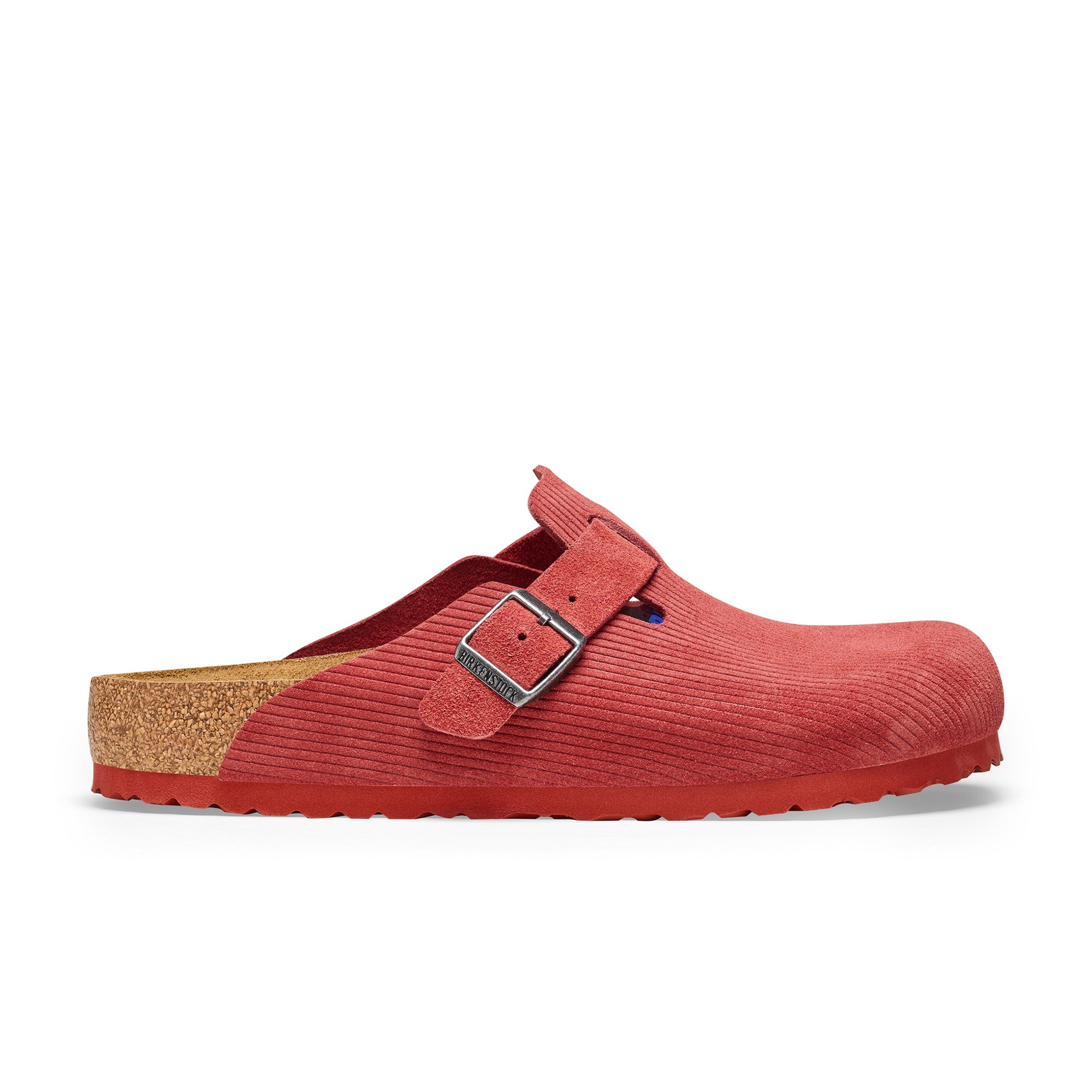 Boston Corduroy Sienna Red Embossed Suede Leather - Image 2