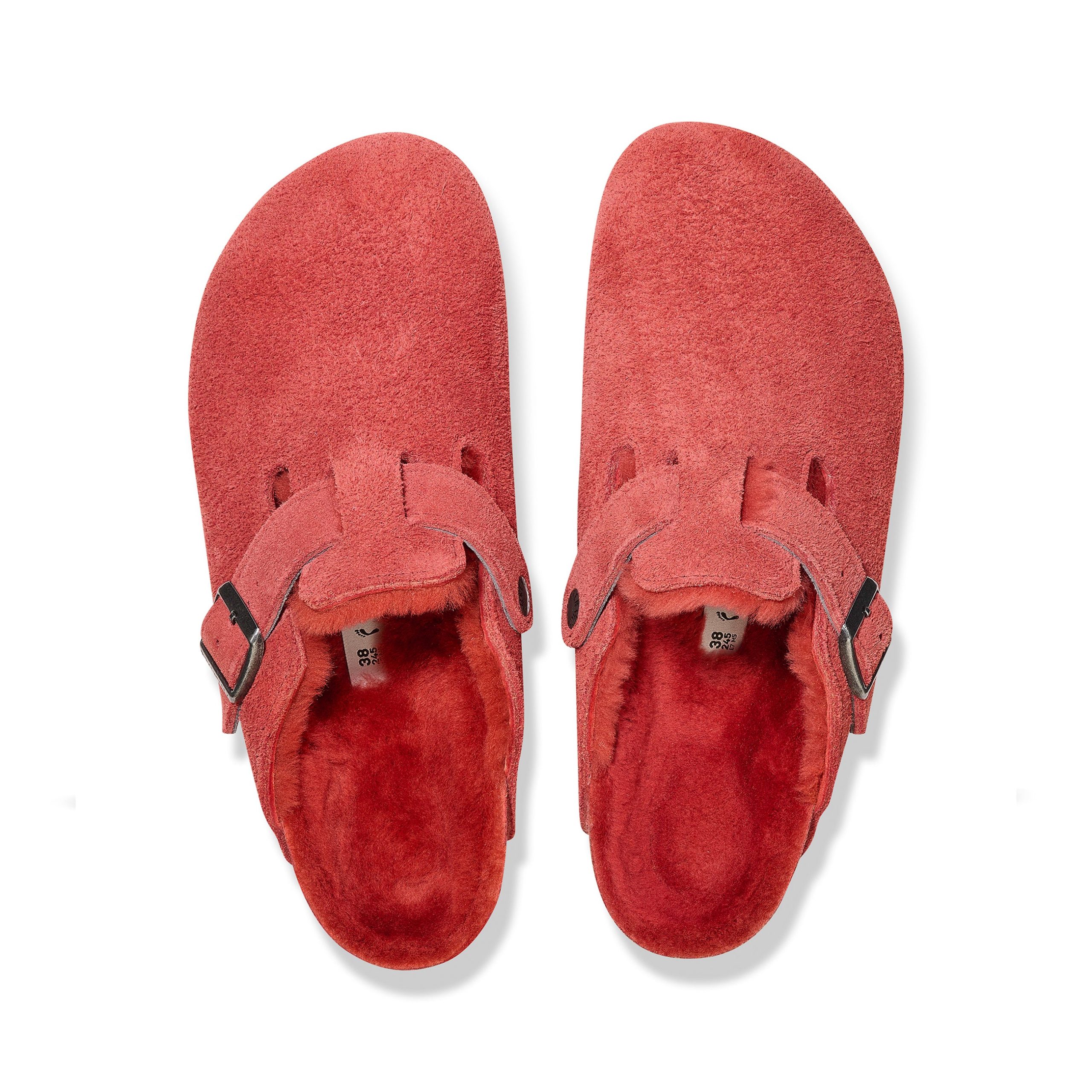 Boston Shearling Sienna Red Suede Leather/Shearling - Image 3