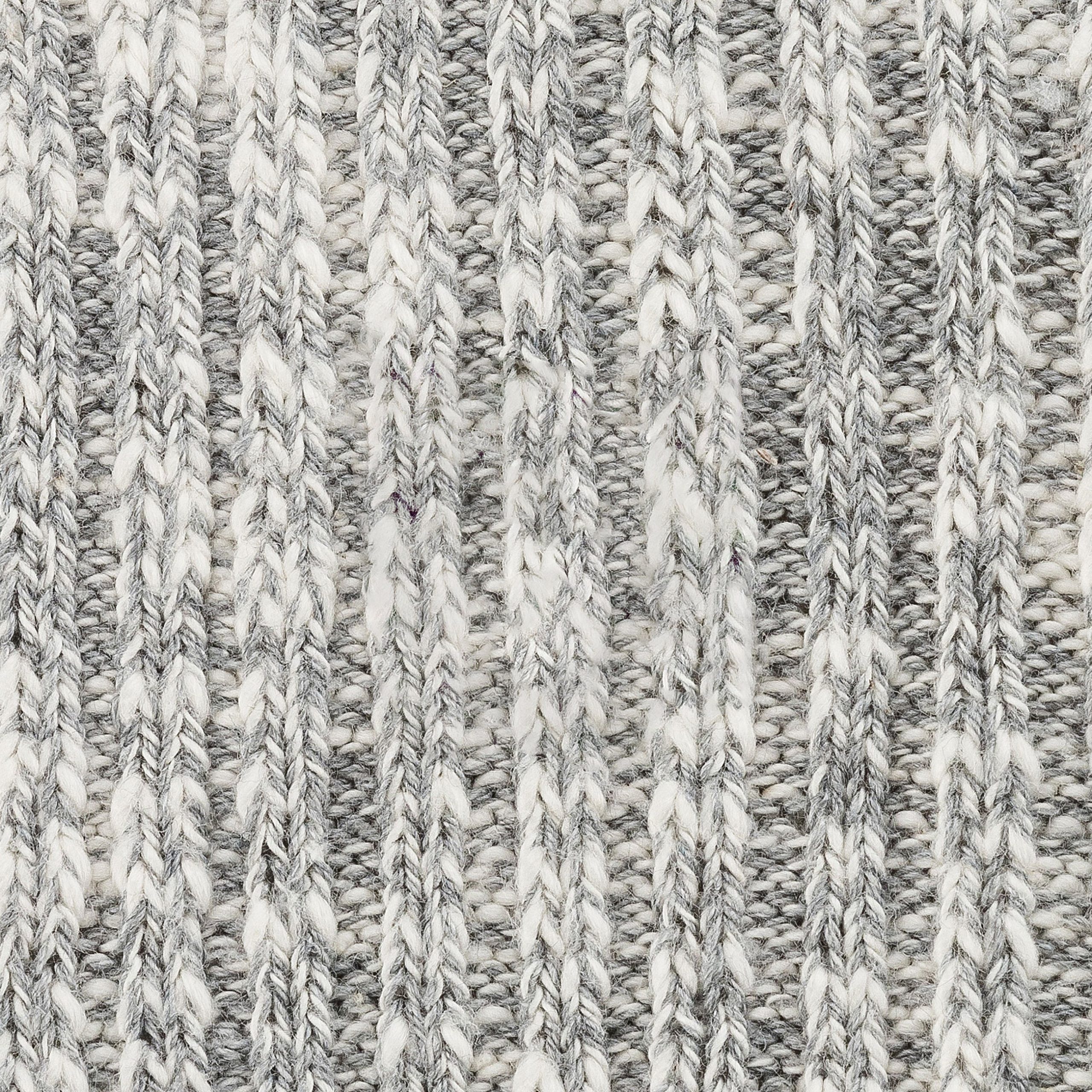 Cotton Slub Socks Grey White - Image 5