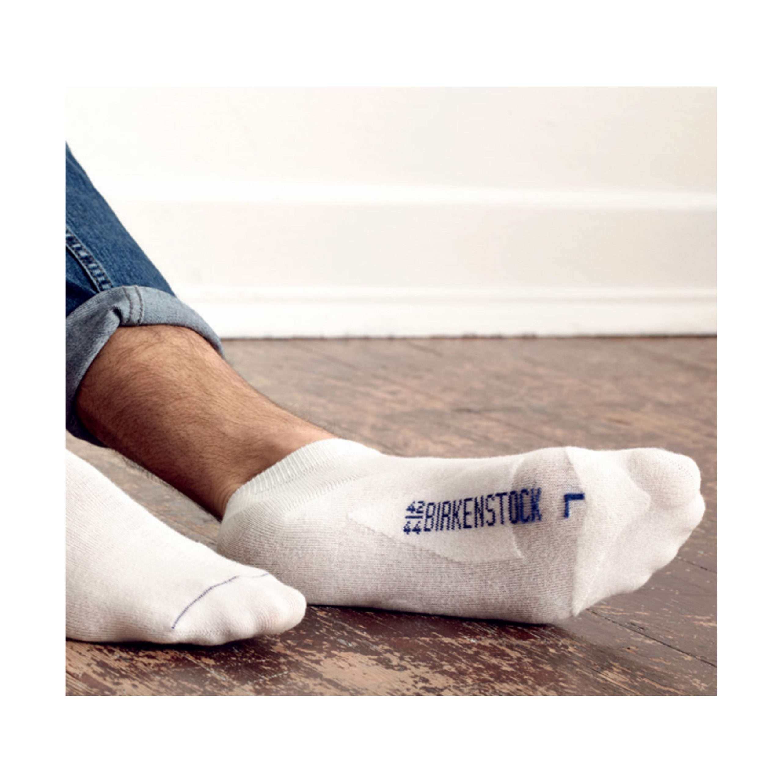 Cotton Sole Sneaker Men White 2pk - Image 2