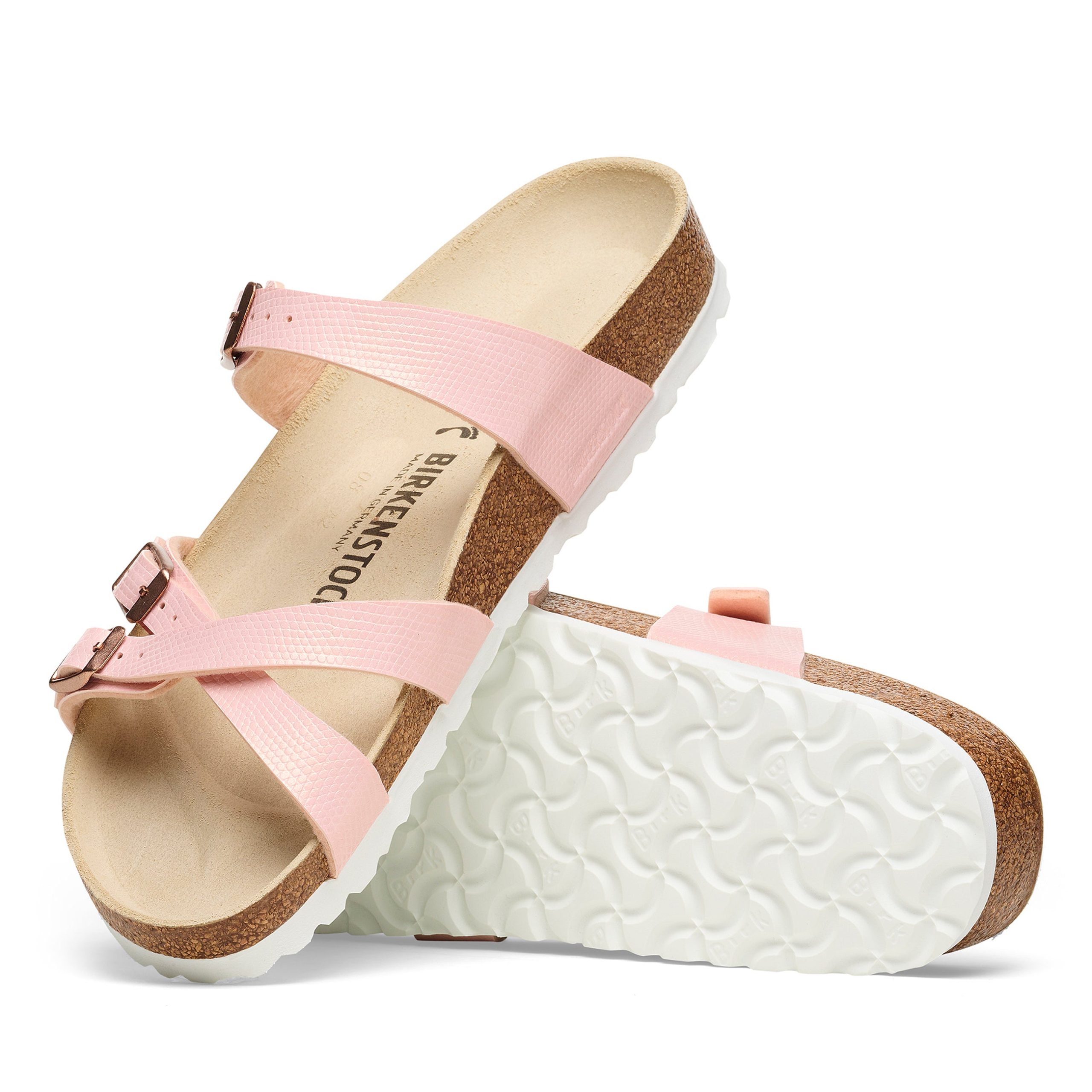 Franca Shiny Light Rose Embossed Birko-Flor - Image 4