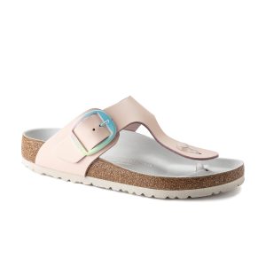 Gizeh Big Buckle Ombre Light Rose Smooth Leather