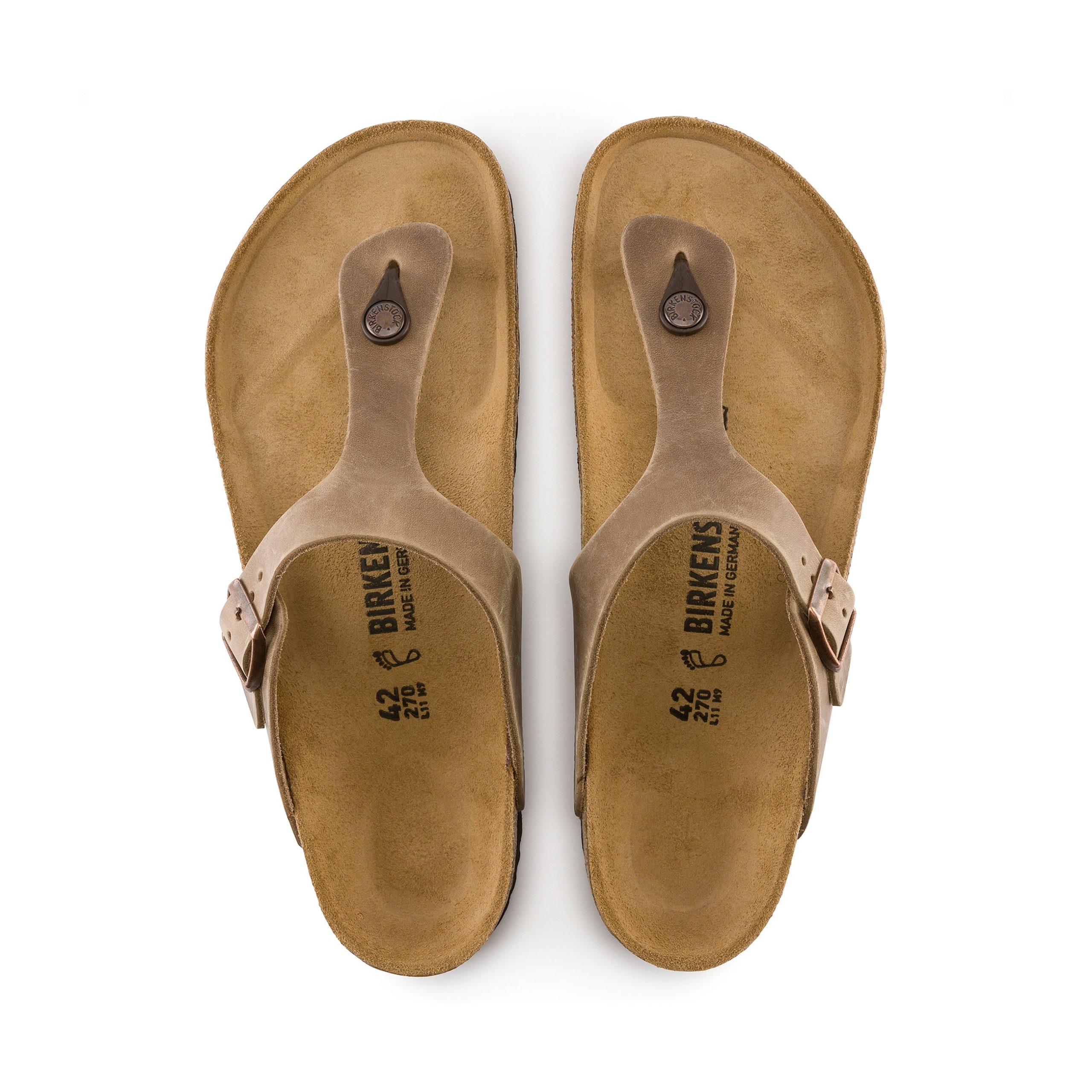 Gizeh Tabacco Brown Oiled Leather - Image 3