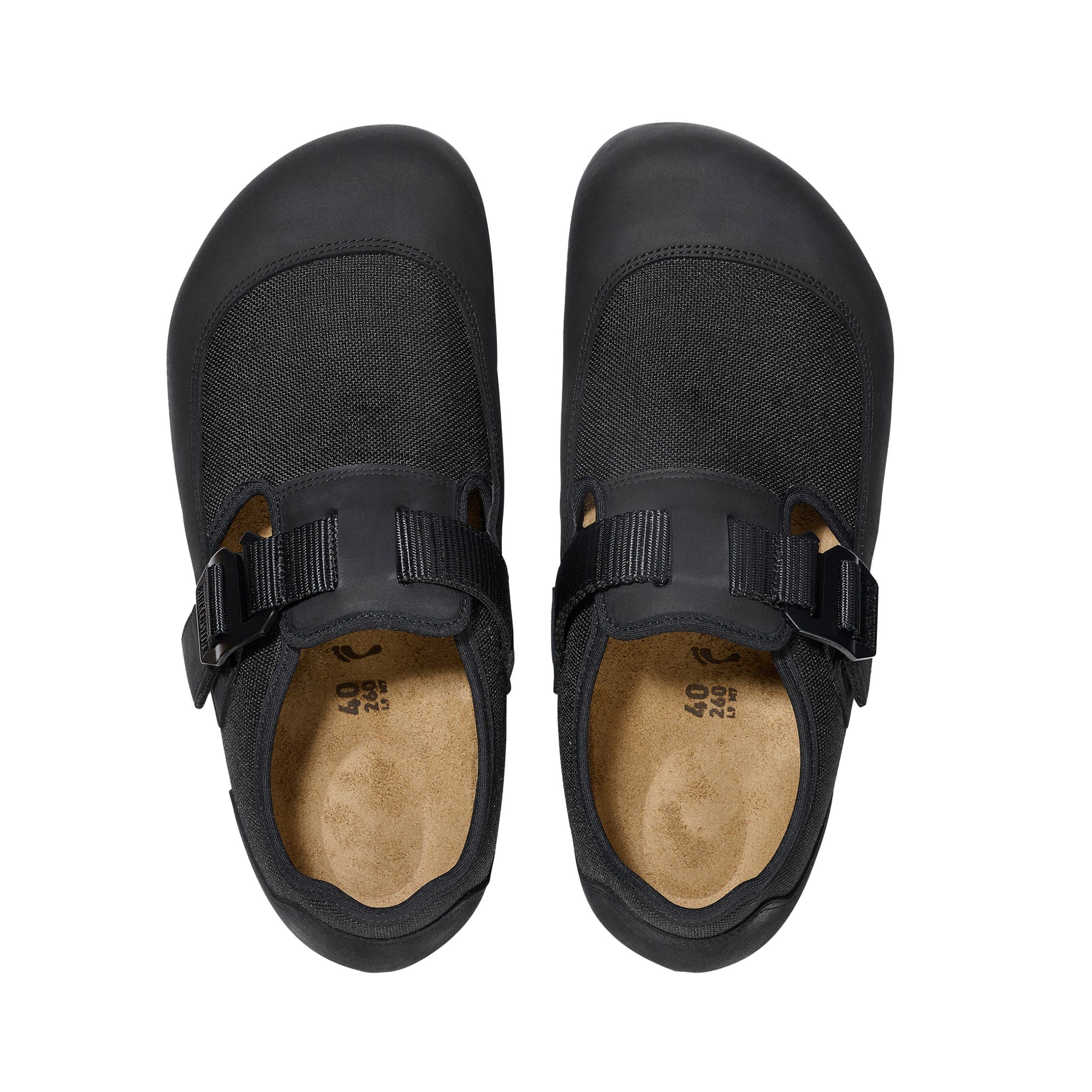 London Nova Black Textile/Nubuck Leather - Image 3