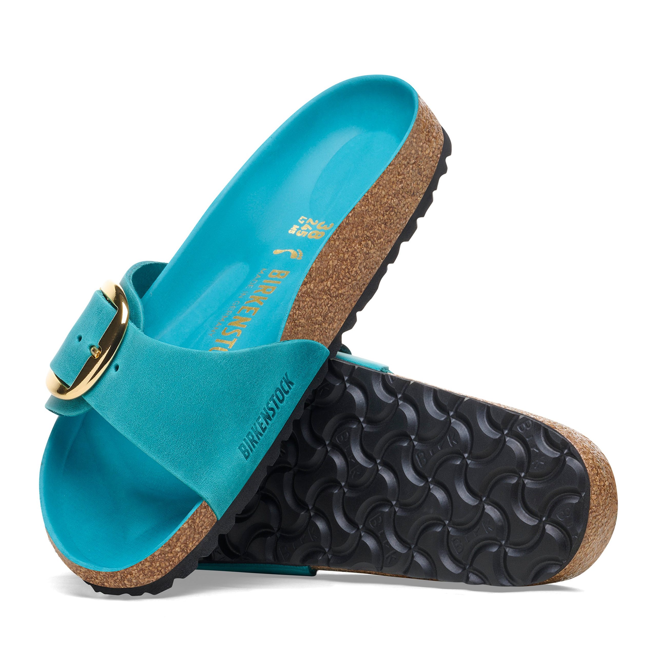 Madrid Big Buckle Biscay Bay Oiled Leather - Image 4