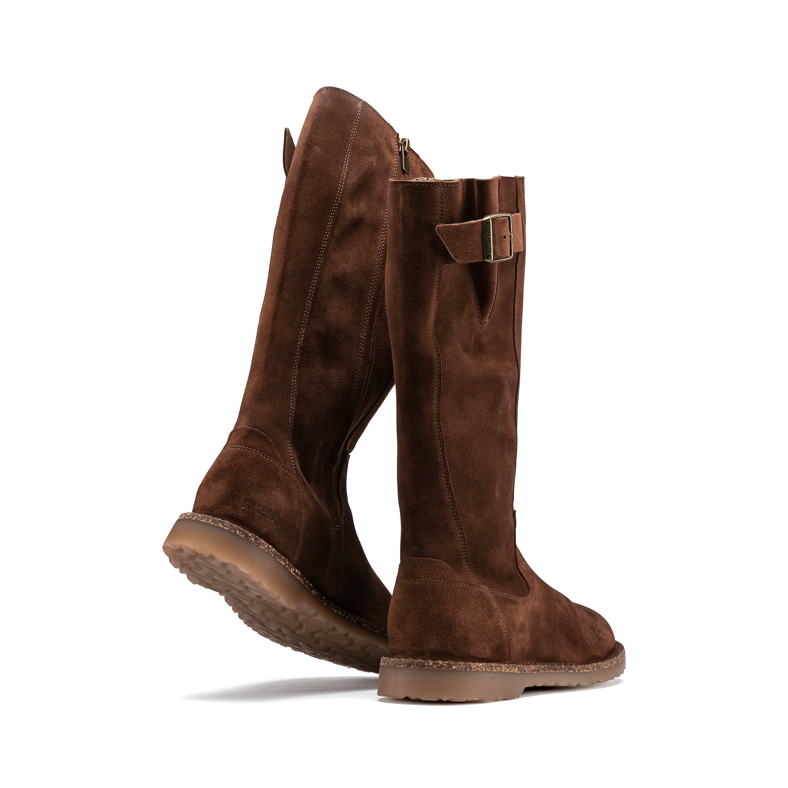 Melrose High Espresso Suede Leather - Image 4