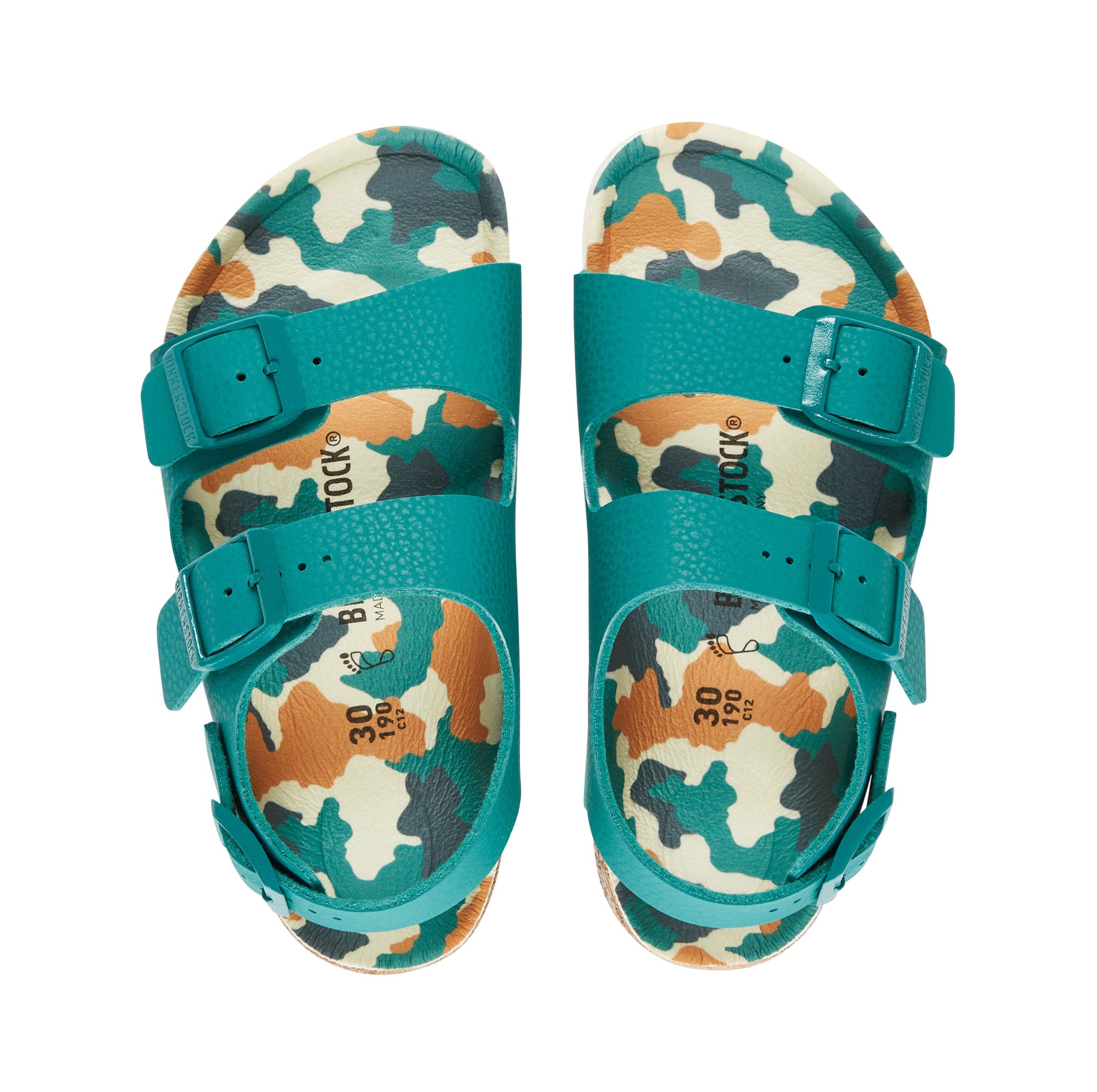 Milano Kids Camo Dark Teal Birko-Flor - Image 3