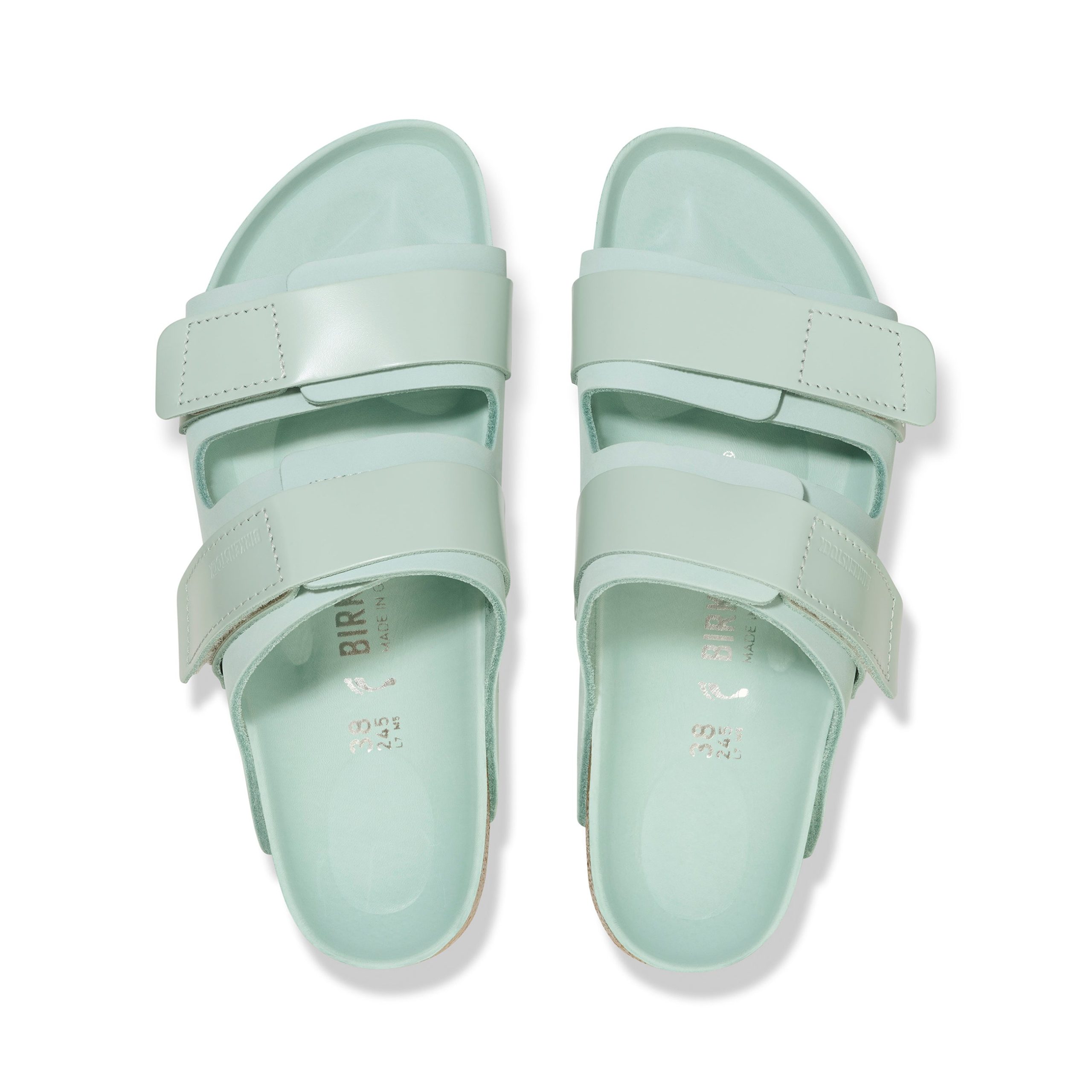 Uji High Shine Surf Green Nubuck Leather - Image 3