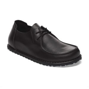 Utti Lace Black Grained Leather