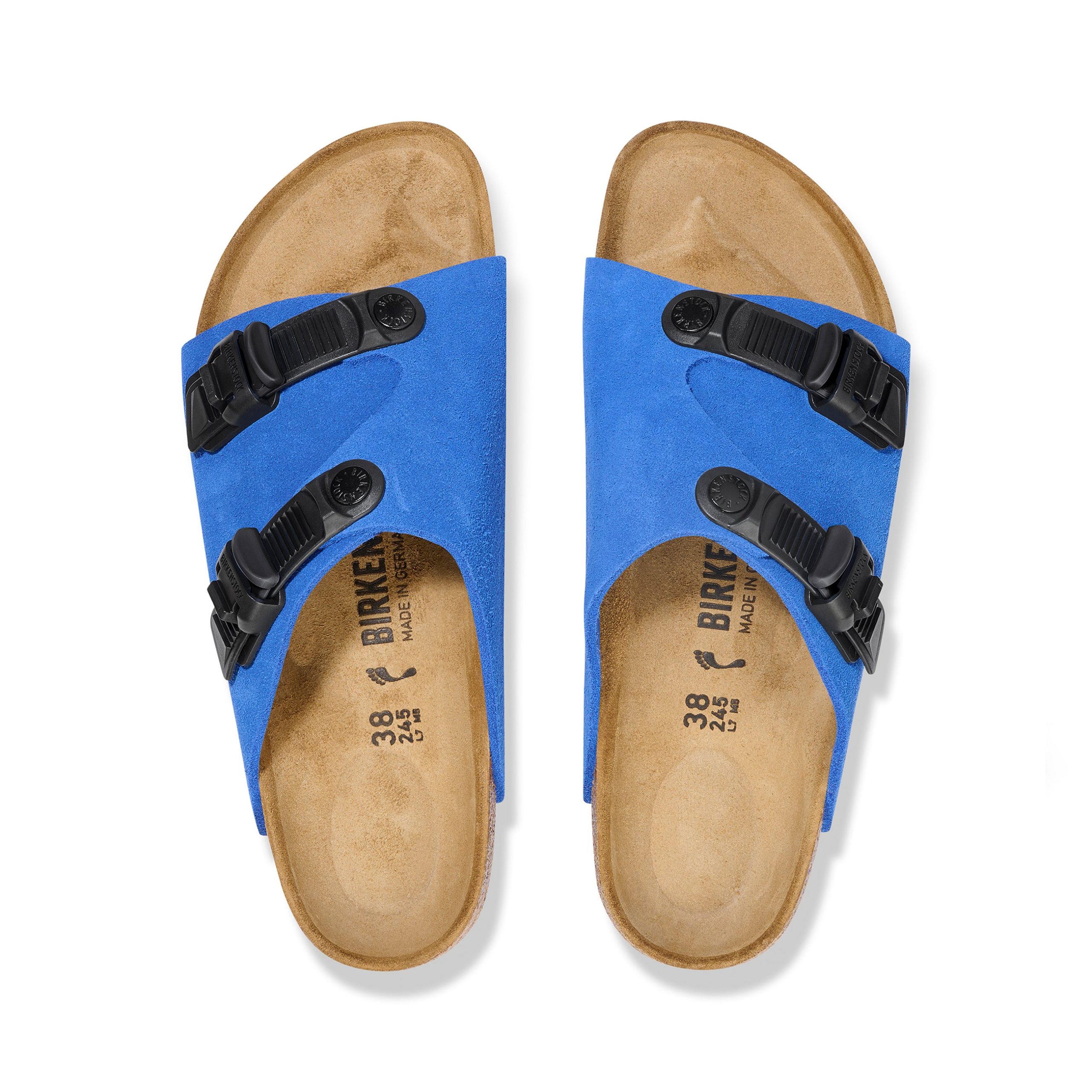 Zurich Tech Ultra Blue Suede Leather - Image 3